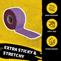 3Pack 24FT Sport Tape 4-Way Stretch Sport Athlet Thumb Protection bandage