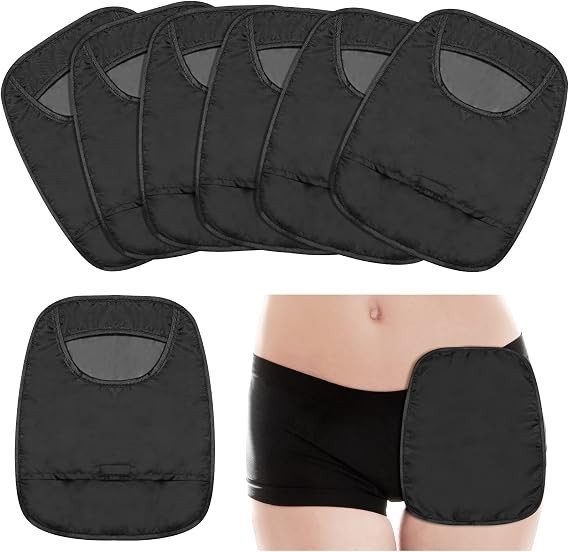 6 Pcs Ostomy Bag Covers Waterproof Ostomy Shower Cover Stretchy Lightweight Colo