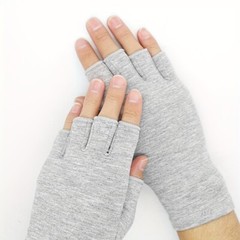 1Pair Bamboo Fiber Compression Gloves for Hand Care Exercise Wrist Brace Support