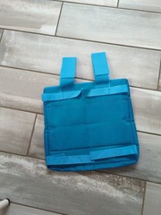 Universal 5-Pocket Walker Side Pouch w/ Hook & Loop Closure