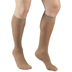TRUFORM Lites Ladies‘ Sheer Knee High 8-15mmHg (Beige) Small