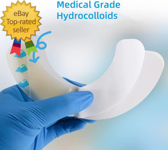 10 Pcs Elastic Colostomy Barrier Strips | Medical Grade Hydrocolloid Waterproof