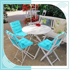 Geelin 2 Pcs High Back Patio 112 x 53 x 10 cm/ 44 x 20.8 x 3.94 inch, Blue