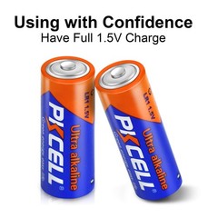 PKCELL N Size 1.5V Alkaline Batteries, 20 20 Count, 20-Count (LR1 Batteries)