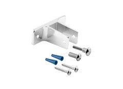 Two Ear Wall Bracket – For 1″ Panels – Zinc Alloy – Chrome Plated (Single Pack)