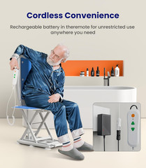 Upgrade Electric Chair Lift with Wheels, Get up from Floor, Portable Lift Assist