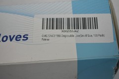 GMG Disposable Nitrile Gloves Small Size Latex-Free Blue 100 Count Lot of 2