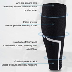 Compression Calf Leg Support Sleeve Brace Shin Socks Splint Brace Outdoor Sports