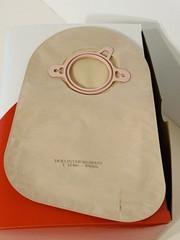 60 Hollister 18372 New Image 2 Piece Closed Ostomy Pouch FILTER Beige -1BX/60EA