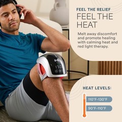 Red Light Therapy Knee Brace – Portable Infrared Device for Relief, Stiffness…