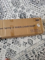 Silver Spring Wheelchair Telescoping Track Ramp 5 Foot Adjustable 600 lb capacit