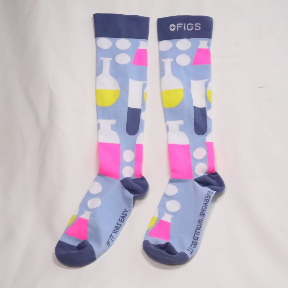 Figs Compression Socks Size S Colorful Patterned Comfort Fit