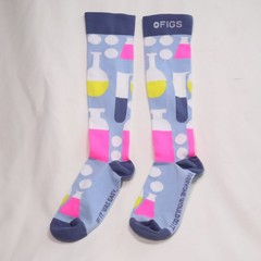 Figs Compression Socks Size S Colorful Patterned Comfort Fit