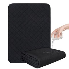 Washable Incontinence Bed Pads Reusable Underpads Waterproof 34×52 In Black