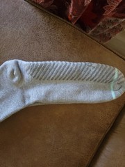 ONE COMPRESS Bamboo Compression Knee Socks Pair With Grips-Gray- Sz XS- S-NWT