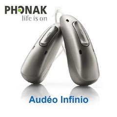 Brand New P hona k AudeoInfinio Sphere I50 RIC R with Charge & Go Hearing Device