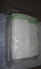 96 PACK TIDY CARE Bedside COMMODE LINERS for Portable Toilet Chair Bucket XL