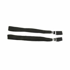 6 Pack Comfort Axis Walking Cane or Stick Stretchable Elastic Wrist Straps Black