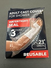 NEW Adult Cast Covers for Shower – Waterproof Seal – 23″ Length – 2 Remain