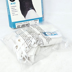 Med Spec ASO Ankle Stabilizer Brace, White, Large, Right or Left, Open Box