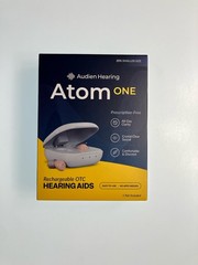 Audien Atom One OTC Hearing Aids Wireless Rechargeable Beige