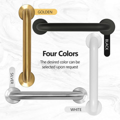 Shower Grab Bar, 2 Pack 32 Inch Gold Bathroom Safety Bar, 1.25″ Diameter 304 Sta