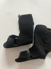 Welnove Upgraded Drop Foot Brace AFO Ankle Support Right & Left Black 2 Pack
