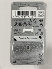 PowerOne P10 High Level Hearing Aid Batteries ALL EXPIRED 2022 8 Packs