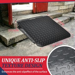1PC 750LB Heavy Duty Loading Ramp Anti-Slip for Riding Mower ATV Garage US