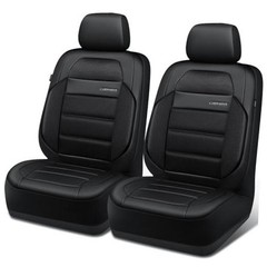 Memory Foam Seat Covers Front, Airy Cool Mesh Thick Car Seat Covers, black