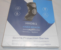 Neenca HX051 Knee Brace Sports Protection Series Pain Relief BLACK Size MEDIUM