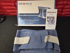 NIB NEENCA Back/Waist Brace Bionic Support System Blue Size Large (Medium)