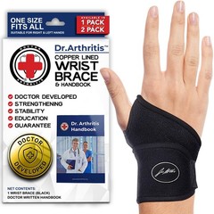 Doctor Developed Wrist Brace Wrist Wraps for Carpal Tunnel Arthritis Tendonitis