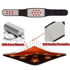 Self-Heating Magnetic Therapy Lumbar Brace – Adjustable XL Fit for Comfort