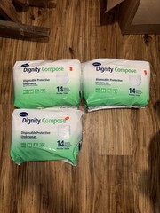 Dignity Compose Adult Briefs Medium Heavy Absorbency Package of 14 Size XL
