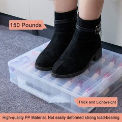 SUBAY 2x Portable Clear Double Sided Nail Polish Holder Organizer – 48 Bottles