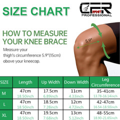 Leg Brace Thigh Compression Sleeve Calf Knee Support Socks Pain Relief Men Women