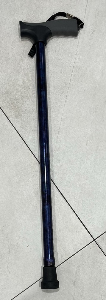 Carex Soft Grip Walking Cane – Height Adjustable Cane With Wrist Strap – Latex