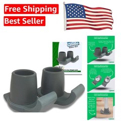 Pop & Glide Walker Ski Glides, 2 Pack – Universal Fit for Smooth Mobility