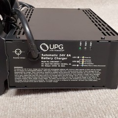 UPG Smart 24V 8AMP 24BC8000T-1 OFF-BOARD AGM, GEL BATTERY CHARGER XLR CONNECTOR