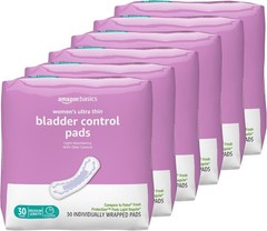 Women’s Unscented Incontinence Pads – 180 Count for Light Absorbency & Comfort