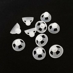 (10 pcs) Hearing Amplifier Dome Open Fit Ear Tip Earplugs Earbuds Replacement