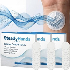 10x Steadyhands Tremor Control Patch,Steady Hands Control Patch ,Hand Stabilizer