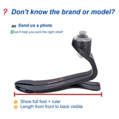 Universal Prosthetic Foot Shell Fits All Brands size 22-30 Just note Foot Length