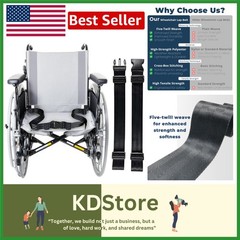 Adjustable Wheelchair Safety Belt 12-60in, Anti-Fall Seat Belt for Seniors & …