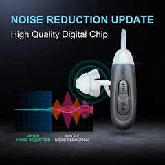 Rechargeable Hearing Aids Noise Reduction BTE Digital Hearing Amplifier USA
