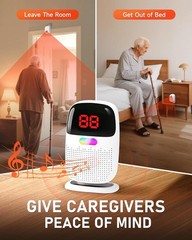 Bed Alarms for Elderly Dementia Patients – Digital Sensor ID Display & Clip-On