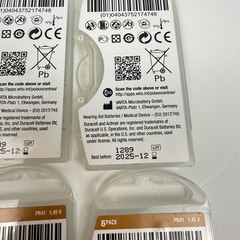 Duracell Activair Hearing Aid Batteries Size 312 (36 Batteries) Exp 12/2025 NEW