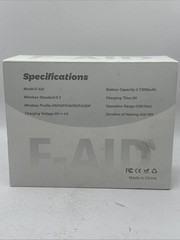 Royal Hearing , Hearing Aids for Seniors with Bluetooth F-AID Black With Case