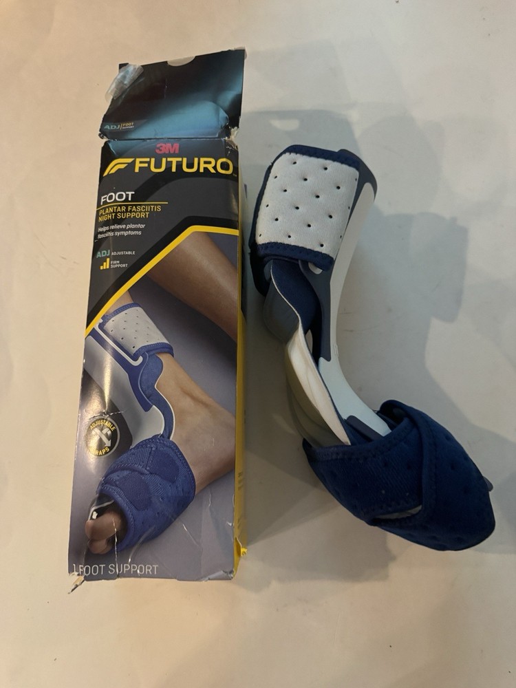 3M Futuro Foot Plantar Fasciitis Night Adjustable 48507 Firm Support BOX DAMAGE